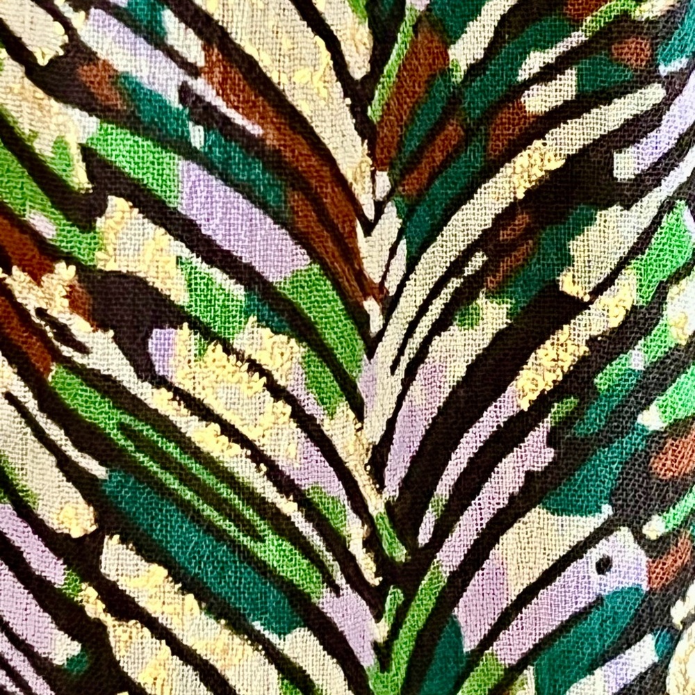 Stylish Patterned Blouse by Ophelia Roe Size L - Picture 10 of 12